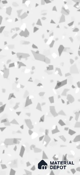 Terrazzo Floor & Wall Tile TL 10416 | Glossy Finish 4 ft x 2 ft Vitrified Tile - 9 mm | Suitable For Kitchen, Bathroom, Bedroom & Office
