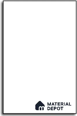 TL 05417 Plain White 1600 x 800 mm Glossy Finish Vitrified Tile - 9 mm