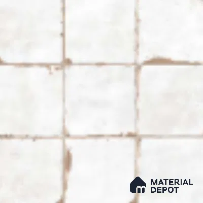 Patterned Tile TL 09725 Square 203 L 12 x 12 inch Ceramic Matte Finish - 9 mm | Please Expect a Slight Variation of Pattern