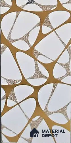 Glass Highlighter Wall Tile TL 12901 Aureate Nebula 2 ft x 1 ft Glossy Finish Ceramic Tile - 9 mm | Suitable For Kitchen, Bathroom & Accent/Feature Wall
