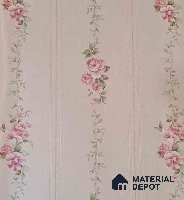 10135-4 | 17ft x 3.7 ft (44.4 Inches) Florals Look Wallpaper - 62.9 Sq. Ft. | Minimum 15% wastage during installation
