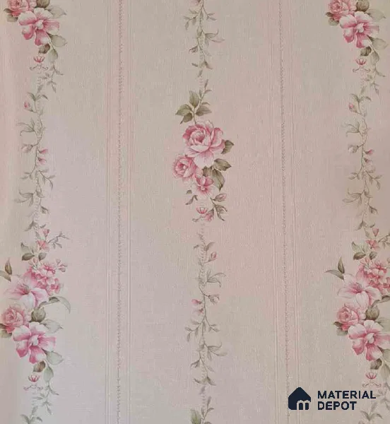 10135-4 | 17ft x 3.7 ft (44.4 Inches) Florals Look Wallpaper - 62.9 Sq. Ft. | Minimum 15% wastage during installation