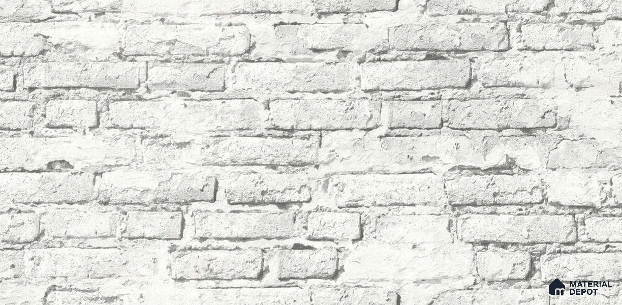 10221-2 | 5.18 Meter x 42 Inch PVC Brick Look Wallpaper - 59.5 Sq. Ft. | Minimum 15% wastage during installation