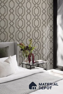 10224-4 | 5.18 Meter x 42 Inch PVC Patterned Look Wallpaper - 59.5 Sq. Ft. | Minimum 15% wastage during installation