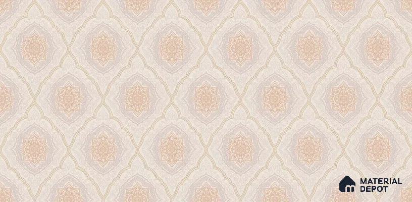 10228-3 | 5.18 Meter x 42 Inch PVC Florals Look Wallpaper - 59.5 Sq. Ft. | Minimum 15% wastage during installation