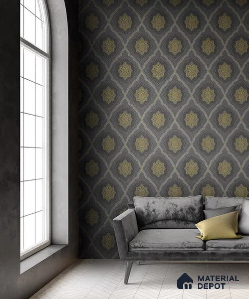 10228-4 | 5.18 Meter x 42 Inch PVC Patterned Look Wallpaper - 59.5 Sq. Ft. | Minimum 15% wastage during installation