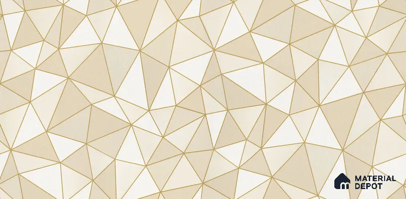 10230-2 | 5.18 Meter x 42 Inch PVC Geometric Look Wallpaper - 59.5 Sq. Ft. | Minimum 15% wastage during installation