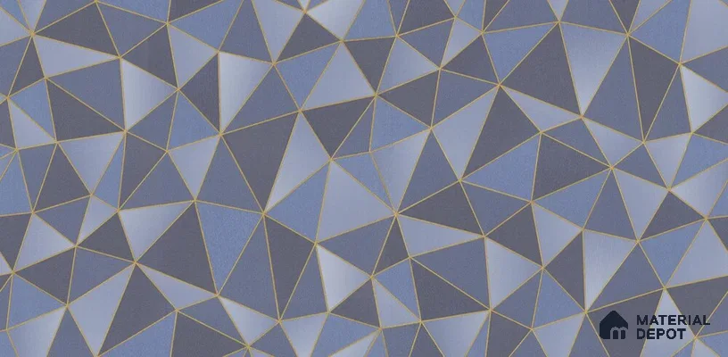 10230-4 | 5.18 Meter x 42 Inch PVC Geometric Look Wallpaper - 59.5 Sq. Ft. | Minimum 15% wastage during installation