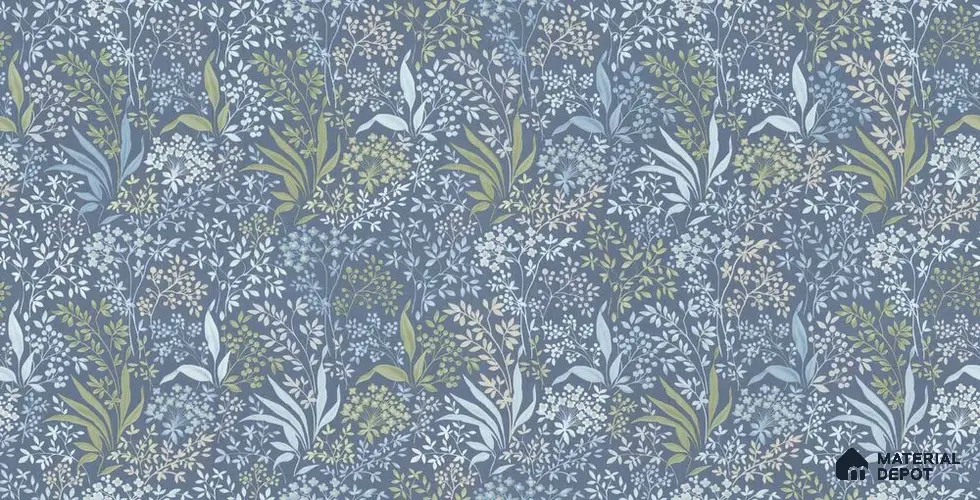 10231-1 | 5.18 Meter x 42 Inch PVC Florals Look Wallpaper - 59.5 Sq. Ft. | Minimum 15% wastage during installation