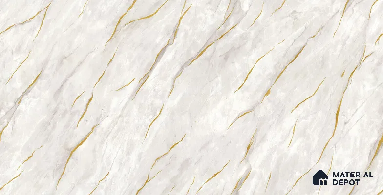 10233-1 | 5.18 Meter x 42 Inch PVC Marble Look Wallpaper - 59.5 Sq. Ft. | Minimum 10% wastage during installation