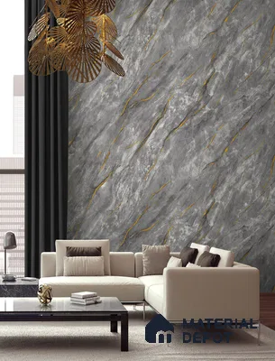 10233-5 | 5.18 Meter x 42 Inch PVC Marble Look Wallpaper - 59.5 Sq. Ft. | Minimum 10% wastage during installation