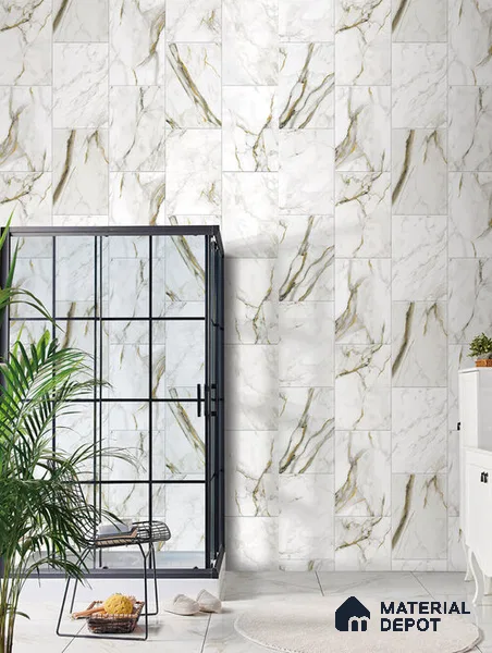 10235-1 | 5.18 Meter x 42 Inch PVC Geometric Look Wallpaper - 59.5 Sq. Ft. | Minimum 15% wastage during installation