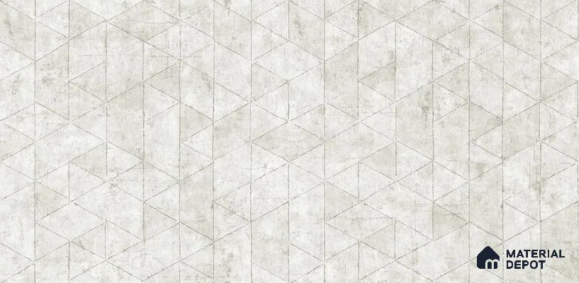 10239-1 | 5.18 Meter x 42 Inch PVC Geometric Look Wallpaper - 59.5 Sq. Ft. | Minimum 15% wastage during installation