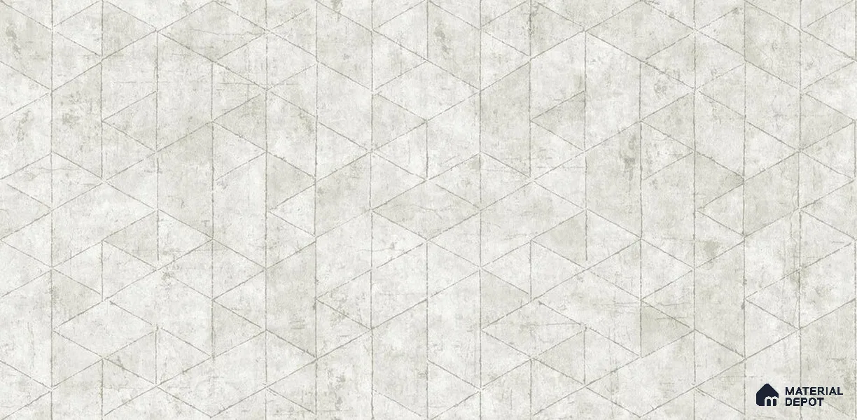 10239-1 | 5.18 Meter x 42 Inch PVC Geometric Look Wallpaper - 59.5 Sq. Ft. | Minimum 15% wastage during installation
