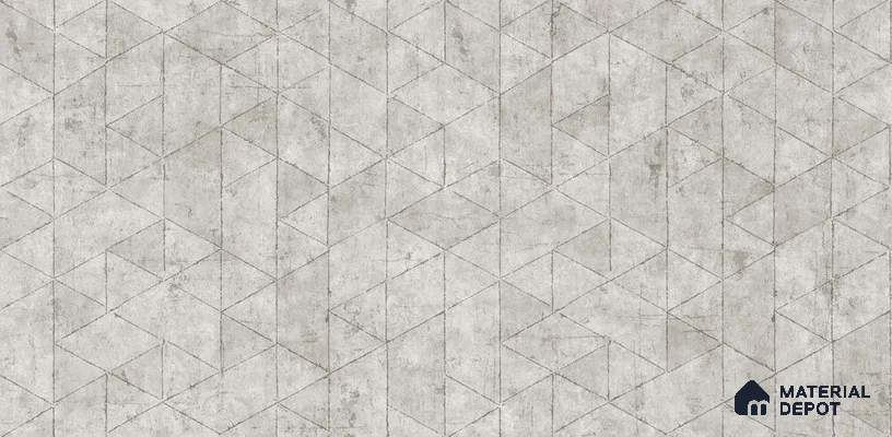 10239-2 | 5.18 Meter x 42 Inch PVC Geometric Look Wallpaper - 59.5 Sq. Ft. | Minimum 15% wastage during installation