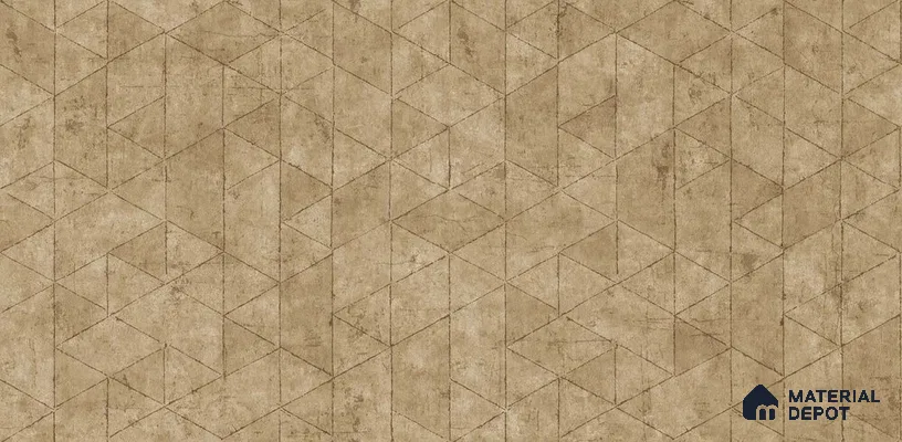 10239-4 | 5.18 Meter x 42 Inch PVC Geometric Look Wallpaper - 59.5 Sq. Ft. | Minimum 15% wastage during installation