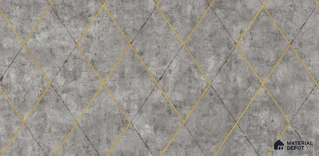 10240-5 | 5.18 Meter x 42 Inch PVC Geometric Look Wallpaper - 59.5 Sq. Ft. | Minimum 15% wastage during installation