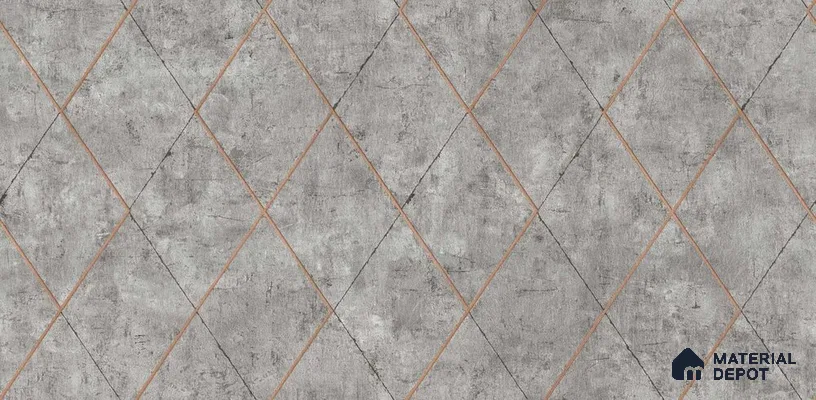 10240-6 | 5.18 Meter x 42 Inch PVC Geometric Look Wallpaper - 59.5 Sq. Ft. | Minimum 15% wastage during installation