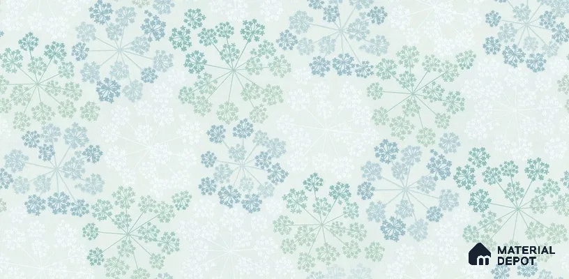 10244-4 | 5.18 Meter x 42 Inch PVC Florals Look Wallpaper - 59.5 Sq. Ft. | Minimum 15% wastage during installation