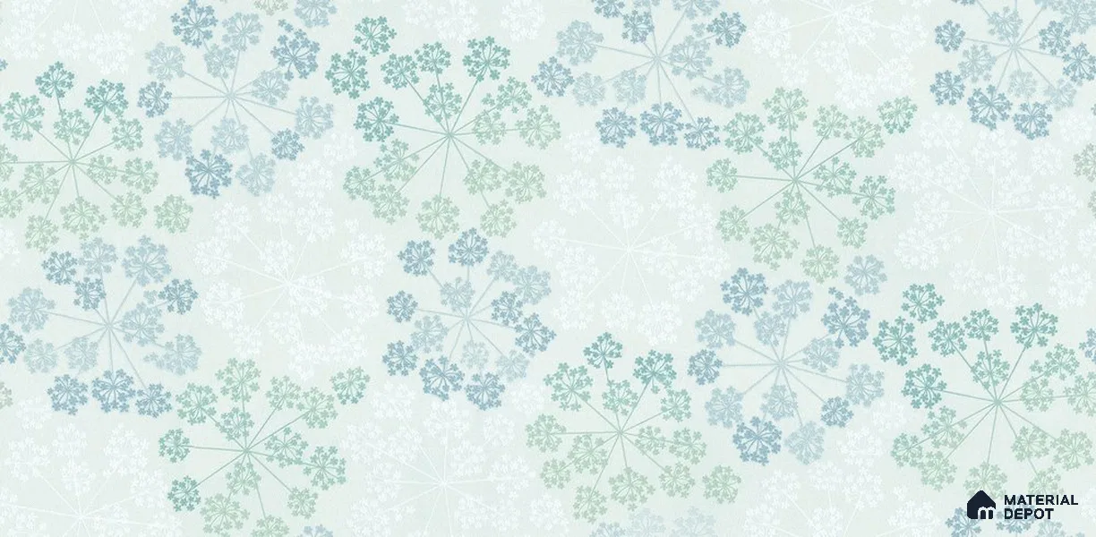 10244-4 | 5.18 Meter x 42 Inch PVC Florals Look Wallpaper - 59.5 Sq. Ft. | Minimum 15% wastage during installation