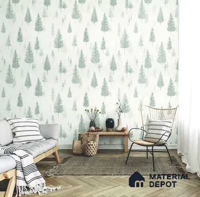 10245-1 | 5.18 Meter x 42 Inch PVC Nature Look Wallpaper - 59.5 Sq. Ft. | Minimum 15% wastage during installation