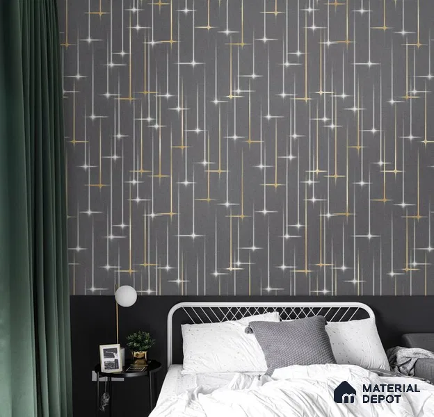 10247-4 | 5.18 Meter x 42 Inch PVC Patterned Look Wallpaper - 59.5 Sq. Ft. | Minimum 15% wastage during installation