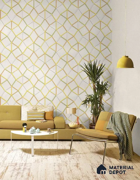10249-2 | 5.18 Meter x 42 Inch PVC Patterned Look Wallpaper - 59.5 Sq. Ft. | Minimum 15% wastage during installation