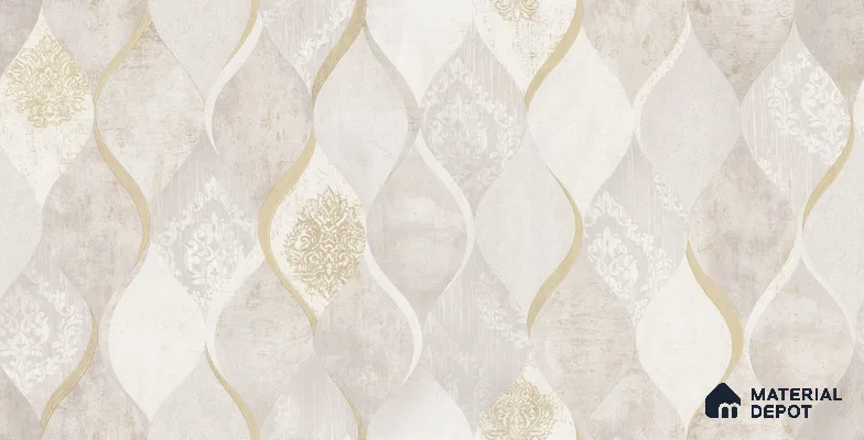10253-1 | 5.18 Meter x 42 Inch PVC Patterned Look Wallpaper - 59.5 Sq. Ft. | Minimum 15% wastage during installation