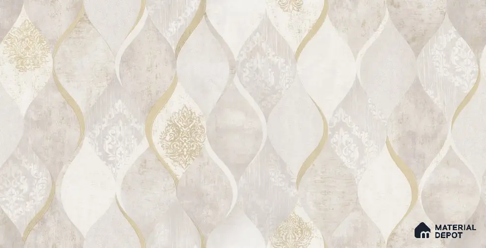 10253-1 | 5.18 Meter x 42 Inch PVC Patterned Look Wallpaper - 59.5 Sq. Ft. | Minimum 15% wastage during installation