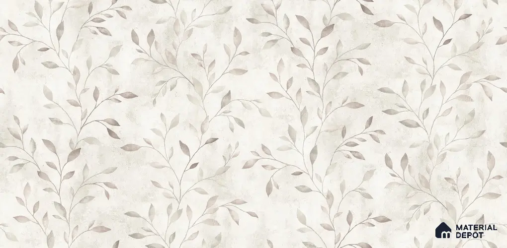 10254-1 | 5.18 Meter x 42 Inch PVC Florals Look Wallpaper - 59.5 Sq. Ft. | Minimum 15% wastage during installation