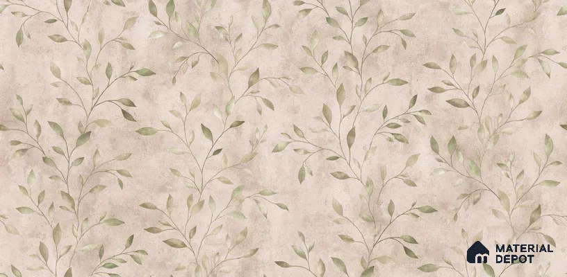 10254-4 | 5.18 Meter x 42 Inch PVC Florals Look Wallpaper - 59.5 Sq. Ft. | Minimum 15% wastage during installation
