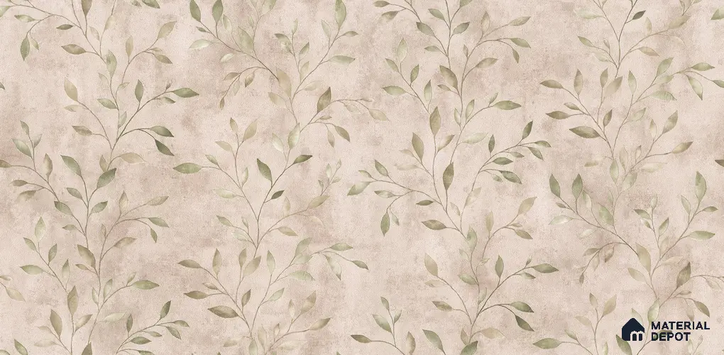 10254-4 | 5.18 Meter x 42 Inch PVC Florals Look Wallpaper - 59.5 Sq. Ft. | Minimum 15% wastage during installation