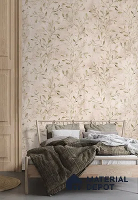 10254-4 | 5.18 Meter x 42 Inch PVC Florals Look Wallpaper - 59.5 Sq. Ft. | Minimum 15% wastage during installation