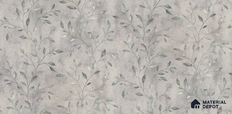 10254-5 | 5.18 Meter x 42 Inch PVC Florals Look Wallpaper - 59.5 Sq. Ft. | Minimum 15% wastage during installation