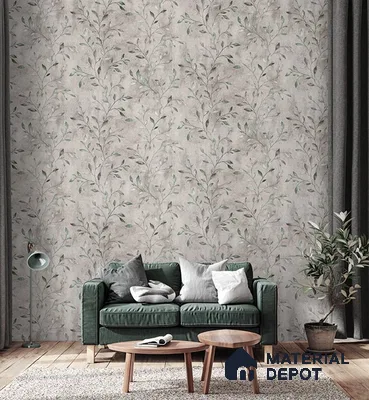 10254-5 | 5.18 Meter x 42 Inch PVC Florals Look Wallpaper - 59.5 Sq. Ft. | Minimum 15% wastage during installation