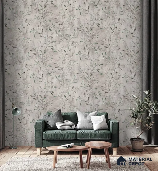 10254-5 | 5.18 Meter x 42 Inch PVC Florals Look Wallpaper - 59.5 Sq. Ft. | Minimum 15% wastage during installation
