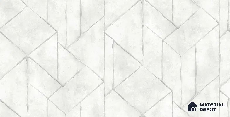 10256-1 | 5.18 Meter x 42 Inch PVC Geometric Look Wallpaper - 59.5 Sq. Ft. | Minimum 15% wastage during installation