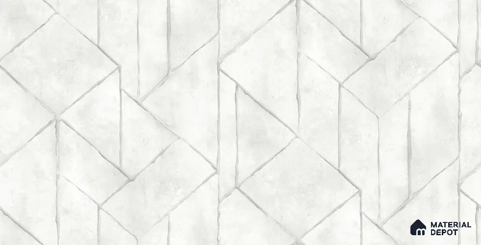 10256-1 | 5.18 Meter x 42 Inch PVC Geometric Look Wallpaper - 59.5 Sq. Ft. | Minimum 15% wastage during installation