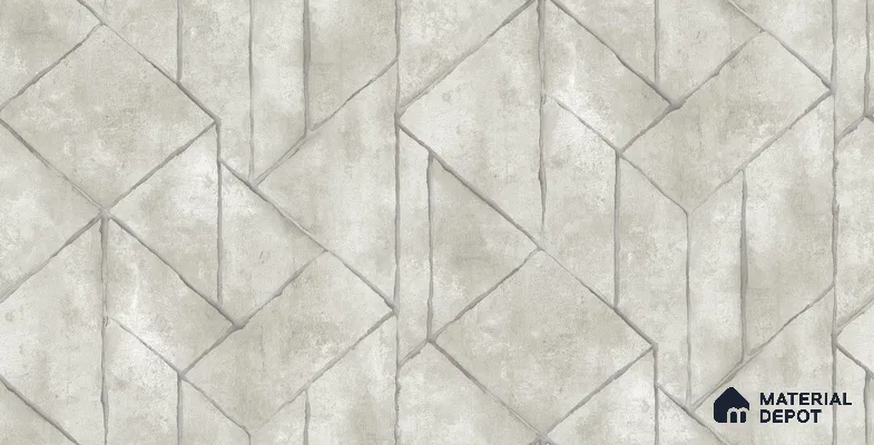 10256-2 | 5.18 Meter x 42 Inch PVC Geometric Look Wallpaper - 59.5 Sq. Ft. | Minimum 15% wastage during installation
