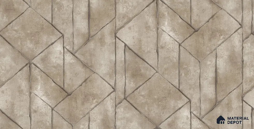 10256-3 | 5.18 Meter x 42 Inch PVC Geometric Look Wallpaper - 59.5 Sq. Ft. | Minimum 15% wastage during installation