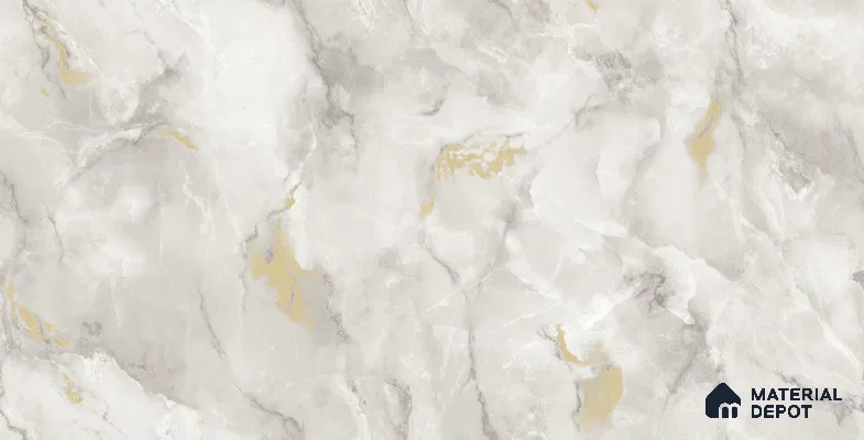 10258-1 | 5.18 Meter x 42 Inch PVC Marble Look Wallpaper - 59.5 Sq. Ft. | Minimum 10% wastage during installation