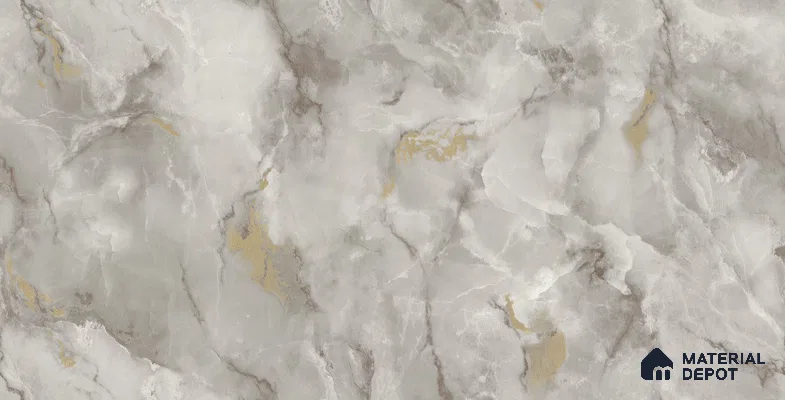 10258-4 | 5.18 Meter x 42 Inch PVC Marble Look Wallpaper - 59.5 Sq. Ft. | Minimum 10% wastage during installation