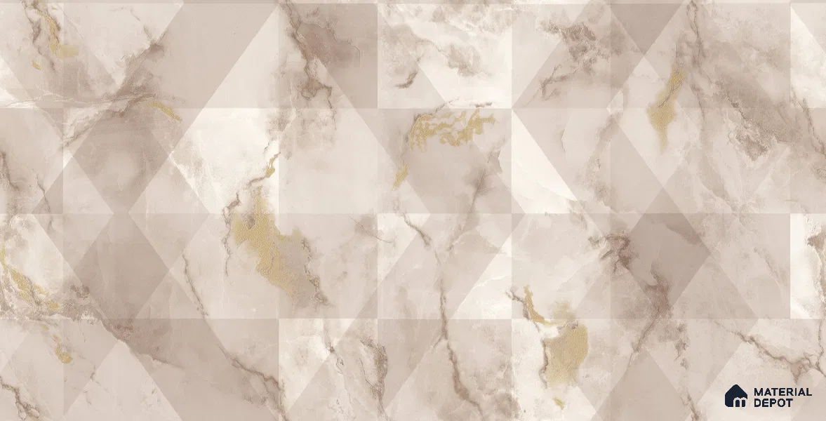 10259-1 | 5.18 Meter x 42 Inch PVC Marble Look Wallpaper - 59.5 Sq. Ft. | Minimum 10% wastage during installation