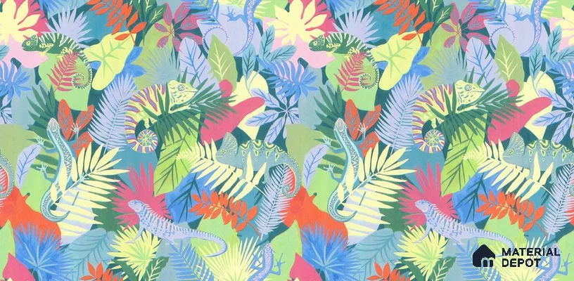 10260-1 | 17ft x 3.5 ft (42 Inches) Florals Look Wallpaper - 59 Sq. Ft. | Minimum 15% wastage during installation