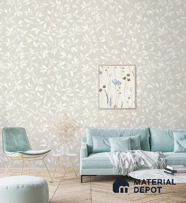 10262-1 | 17ft x 3.5 ft (42 Inches) Florals Look Wallpaper - 59 Sq. Ft. | Minimum 15% wastage during installation