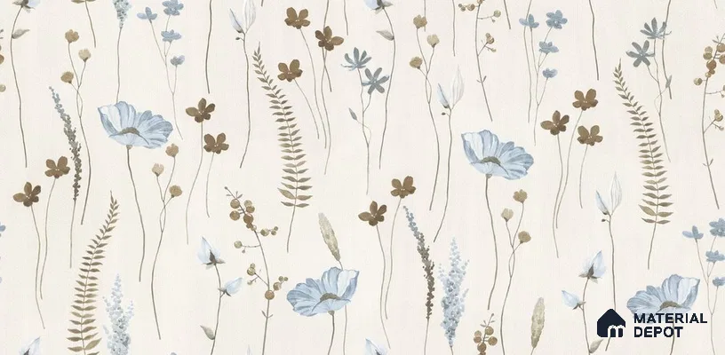 10263-1 | 17ft x 3.5 ft (42 Inches) Florals Look Wallpaper - 59 Sq. Ft. | Minimum 15% wastage during installation