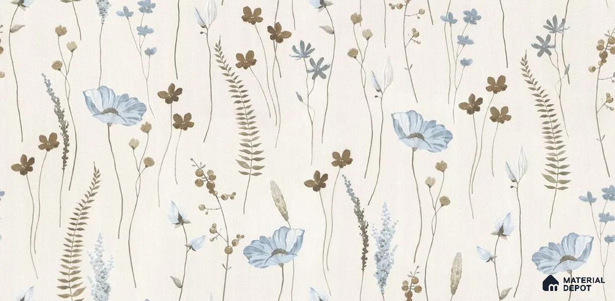 10263-1 | 17ft x 3.5 ft (42 Inches) Florals Look Wallpaper - 59 Sq. Ft. | Minimum 15% wastage during installation