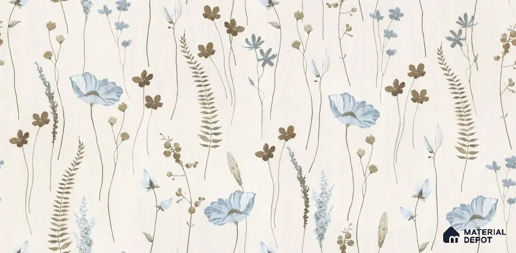 10263-1 | 17ft x 3.5 ft (42 Inches) Florals Look Wallpaper - 59 Sq. Ft. | Minimum 15% wastage during installation