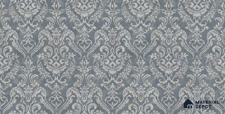 10265-4 | 17ft x 3.5 ft (42 Inches) Damask Look Wallpaper - 59 Sq. Ft. | Minimum 15% wastage during installation
