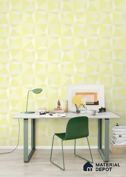 10268-3 | 17ft x 3.5 ft (42 Inches) Geometric Look Wallpaper - 59 Sq. Ft. | Minimum 15% wastage during installation